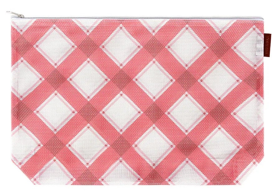 Mad for Plaid Project Bag - Berry
