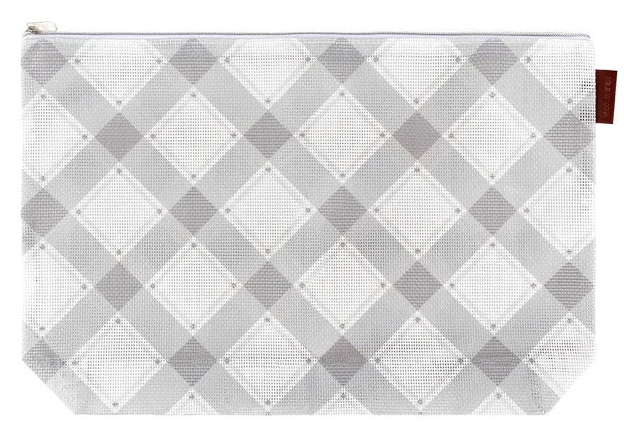 Mad for Plaid Project Bag - Charcoal