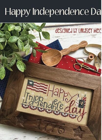 Happy Independence Day - Primrose Cottage Stitches