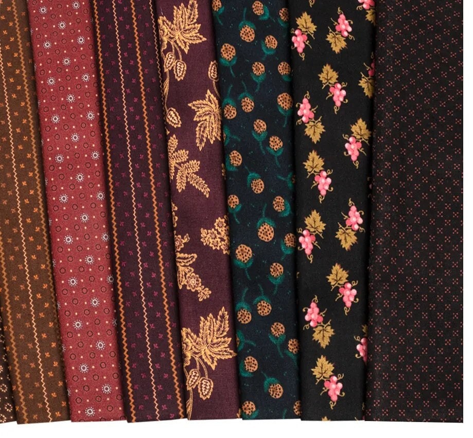 Scraps of Kindness - Fat Quarter Bundle - by Kim Diehl for Henry Glass & Company