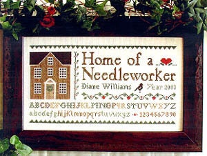 Home of a Needleworker - Little House Needleworks - Cross Stitch Pattern