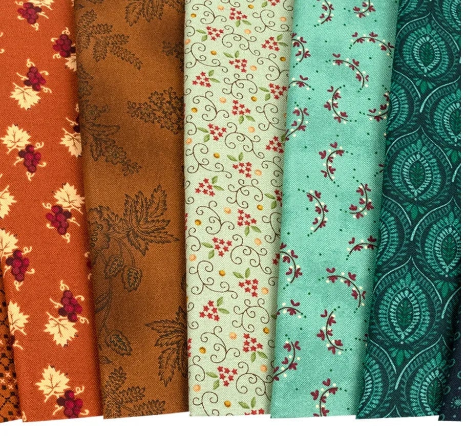 Scraps of Kindness - Fat Quarter Bundle - by Kim Diehl for Henry Glass & Company