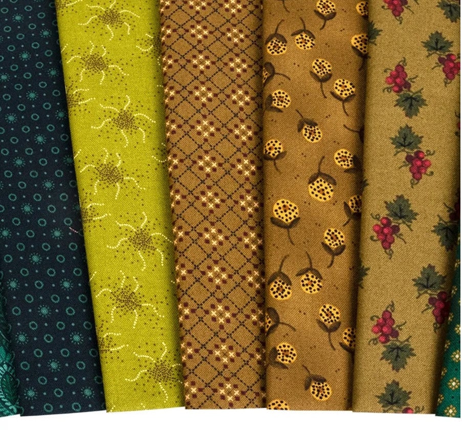 Scraps of Kindness - Fat Quarter Bundle - by Kim Diehl for Henry Glass & Company