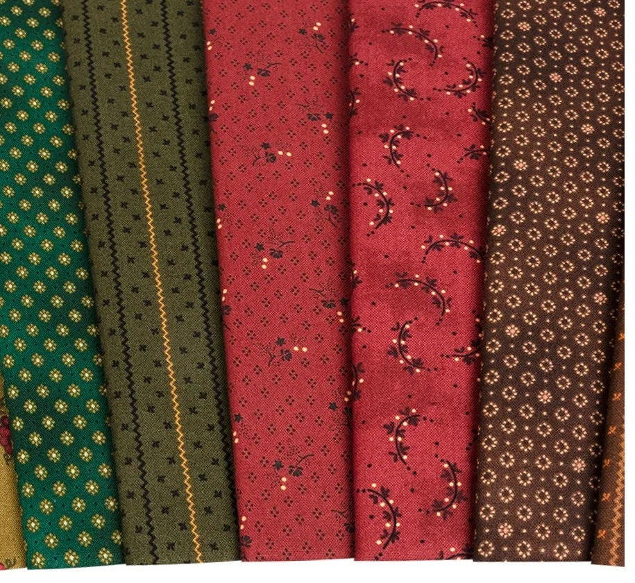 Scraps of Kindness - Fat Quarter Bundle - by Kim Diehl for Henry Glass & Company