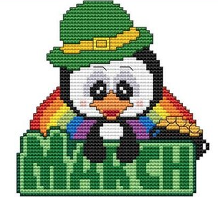 Monthly Penguin on Wood Blanks Club - Month 7 March