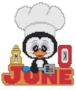 Monthly Penguin on Wood Blanks Club - Month 10 June