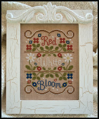 Red White and Bloom - Country Cottage Needleworks