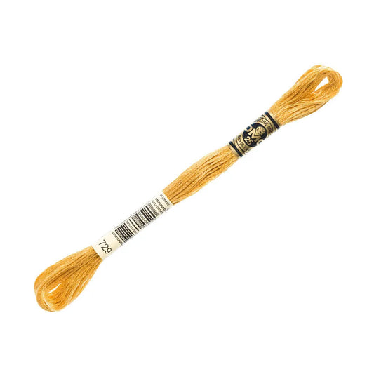 DMC 729- 6 Strand Embroidery Floss