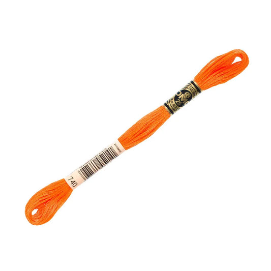 DMC 740- 6 Strand Embroidery Floss