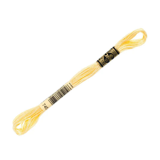 DMC 745- 6 Strand Embroidery Floss