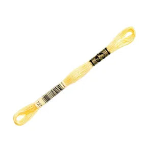 DMC 727- 6 Strand Embroidery Floss