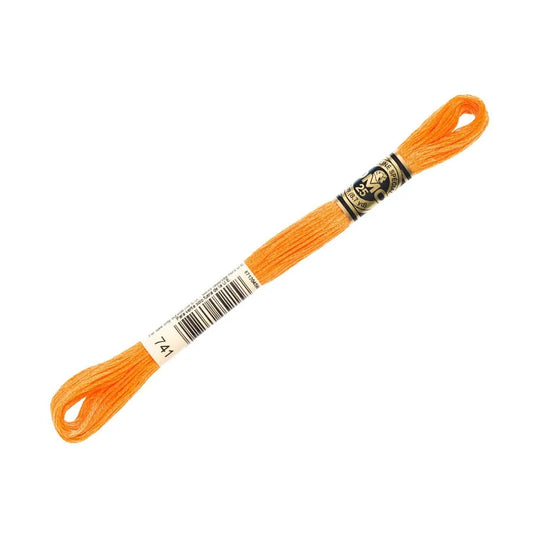 DMC 741- 6 Strand Embroidery Floss