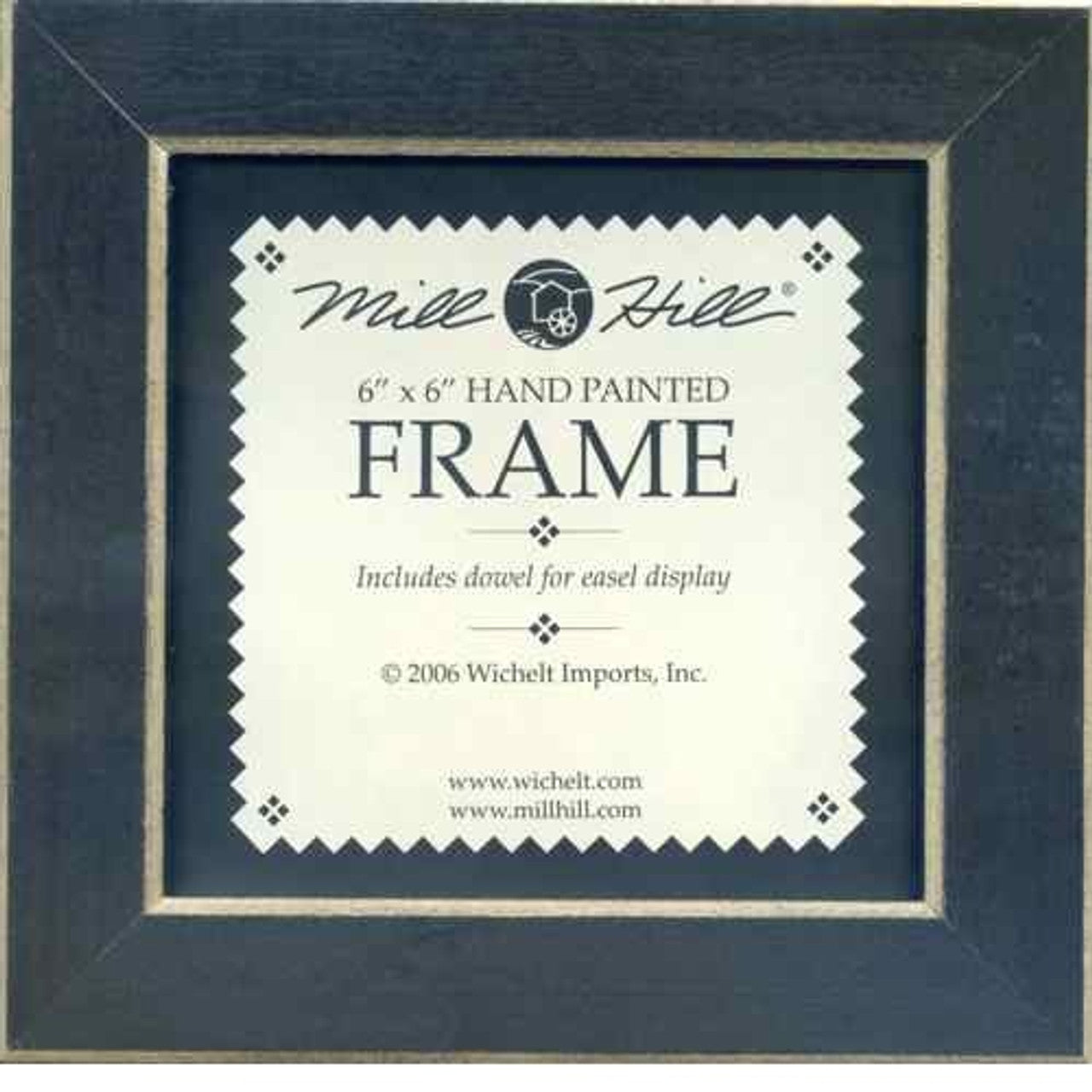 Mill Hill Frame - 6" x 6" Matte Black