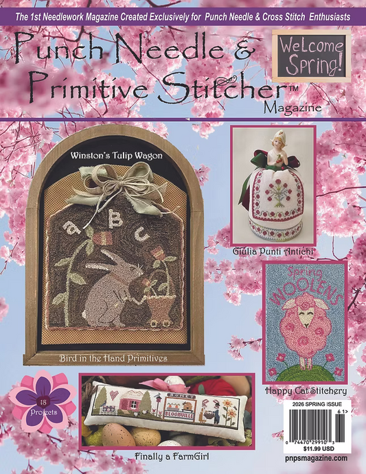 Punch Needle and Primitive Stitcher 2026 Spring Issue - Magazine