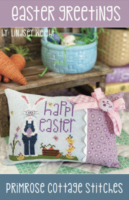 Easter Greetings- Primrose Cottage Stitches