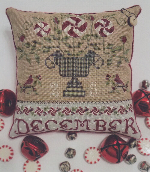 Peppermint Urn by Quaint Rose NeedleArts
