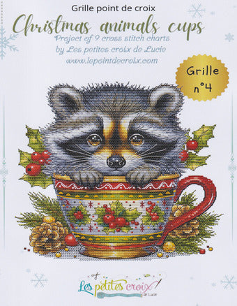 Christmas Animal Cup Raccoon - Les Petites Croix