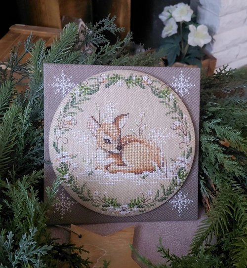 Il bosco d'inverno-cerbiatto (The Winter Forest - Fawn) - Serenita Di Campagna