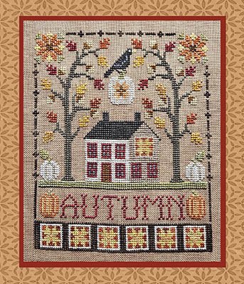 Autumn Saltbox – Waxing Moon Designs