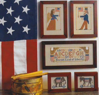 American Primitive- The Prairie Schooler - Cross Stitch Pattern