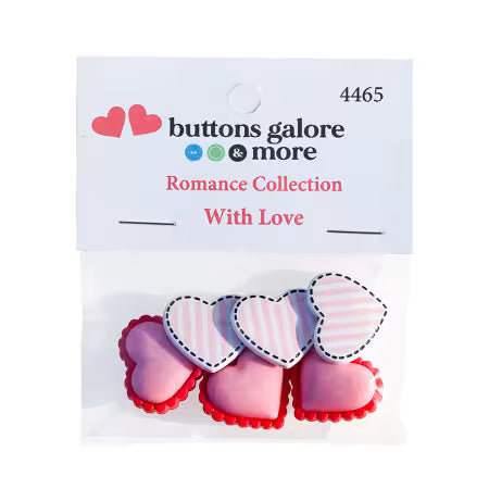 Buttons Galore & More- Romance Collection - With Love