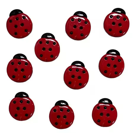 Buttons Galore & More- Butterflies & Bugs Collection - Ladybird