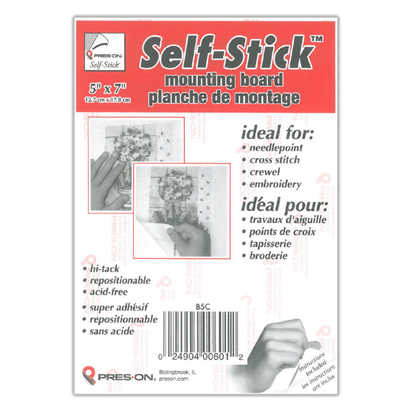 Pres-On® Self-Stick™ Adhesive backed Mounting Board