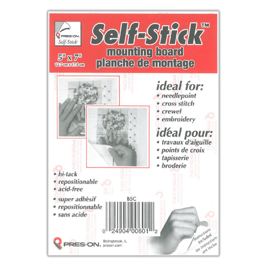 Pres-On® Self-Stick™ Adhesive backed Mounting Board