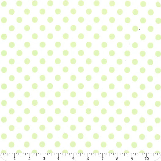 Pale Green Dots by Kimberbel Basics for Maywood Studios - Fabric Off the Bolt (Sizes in Description below)