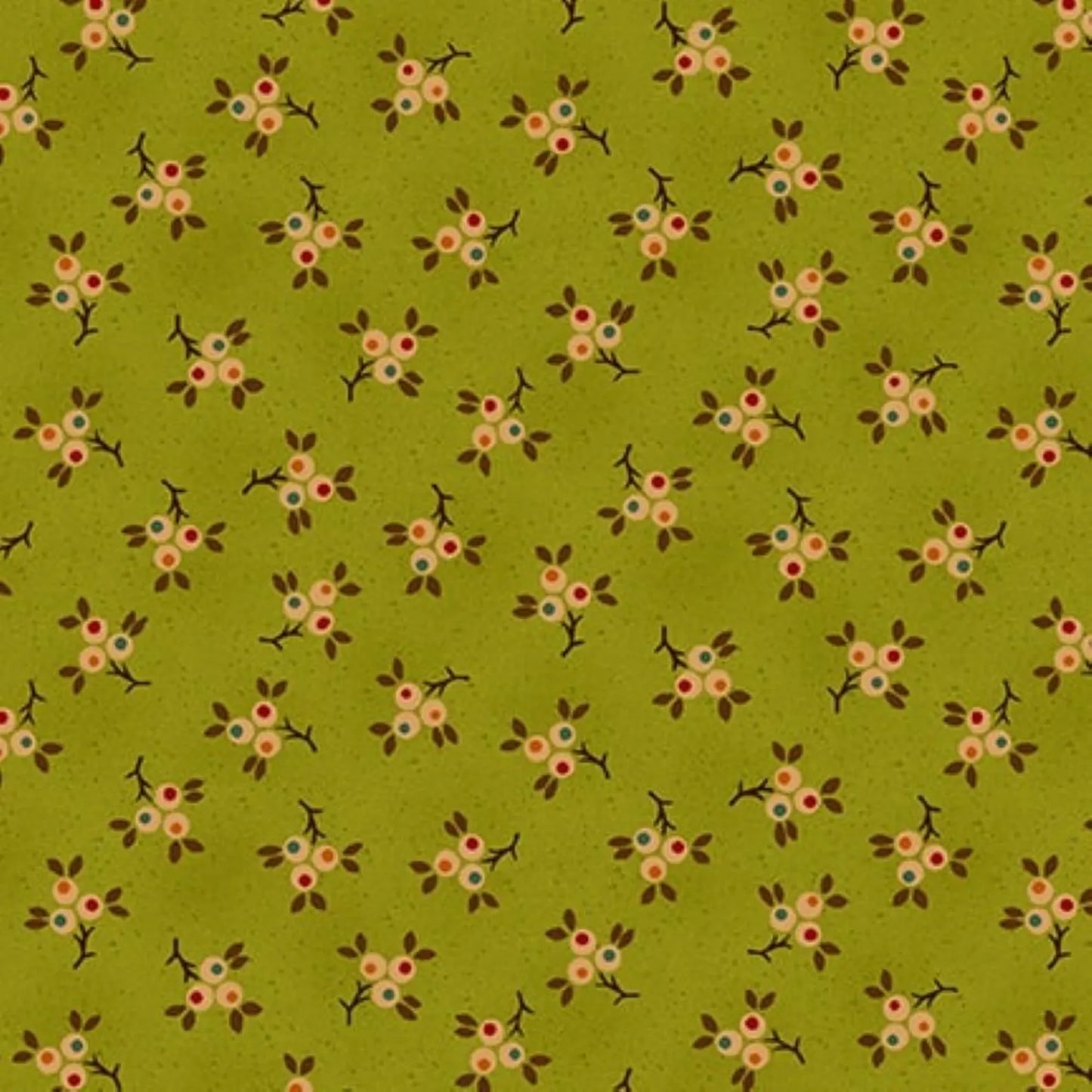 Quiet Grace - Berry Springs Kiwi - By Kim Diehl for Henry Glass Fabrics - Fabric Off the Bolt (Sizes in Description below)