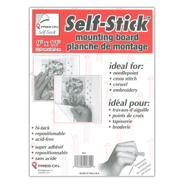 Pres-On® Self-Stick™ Adhesive backed Mounting Board