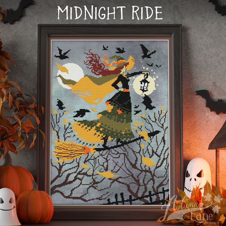 Midnight Ride - Autumn Lane Stitchery