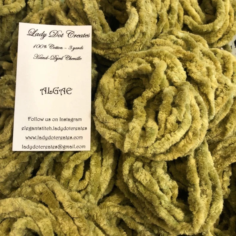 Chenille Trim by Lady Dot Creates - Algae