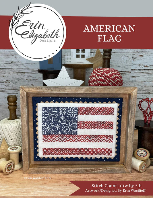 PRE-ORDER- American Flag - Erin Elizabeth