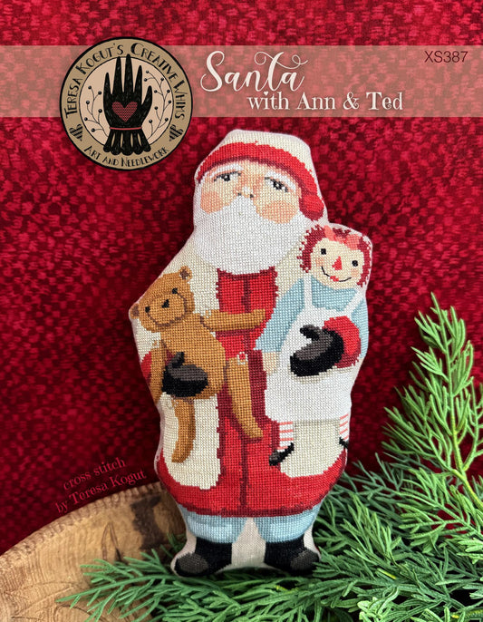 PRE-ORDER - Santa with Ann and Ted - Teresa Kogut