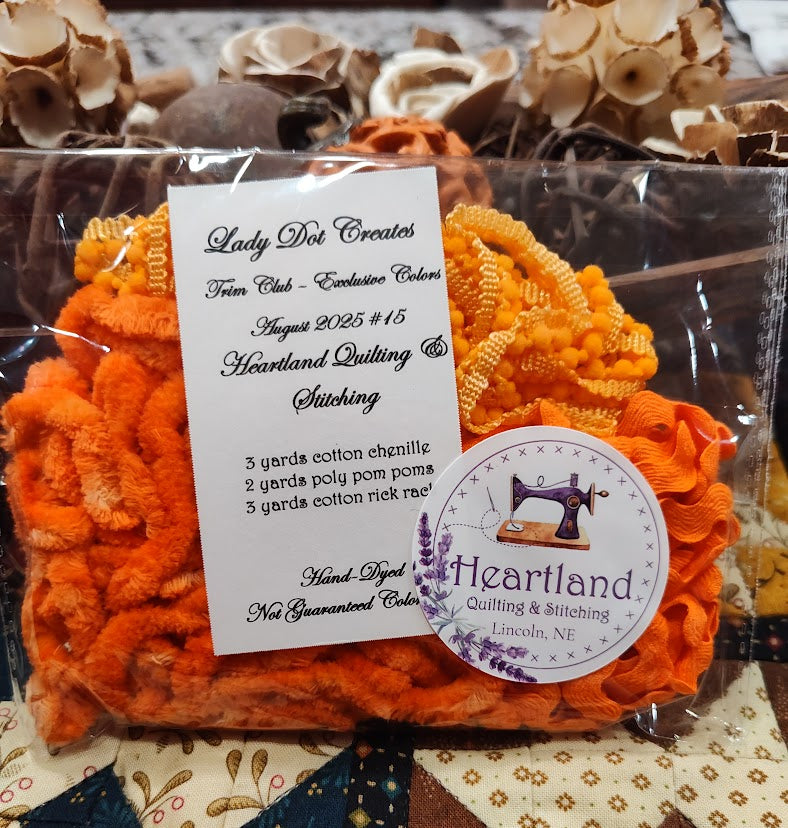 Lady Dot Trim - Colors Exclusive to Heartland Quilting & Stitching