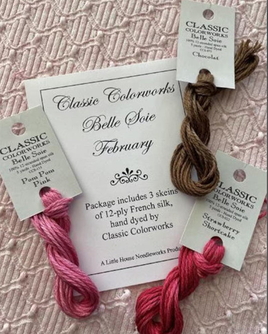 Belle Soie February Silk Floss Pack by Classic Colorworks