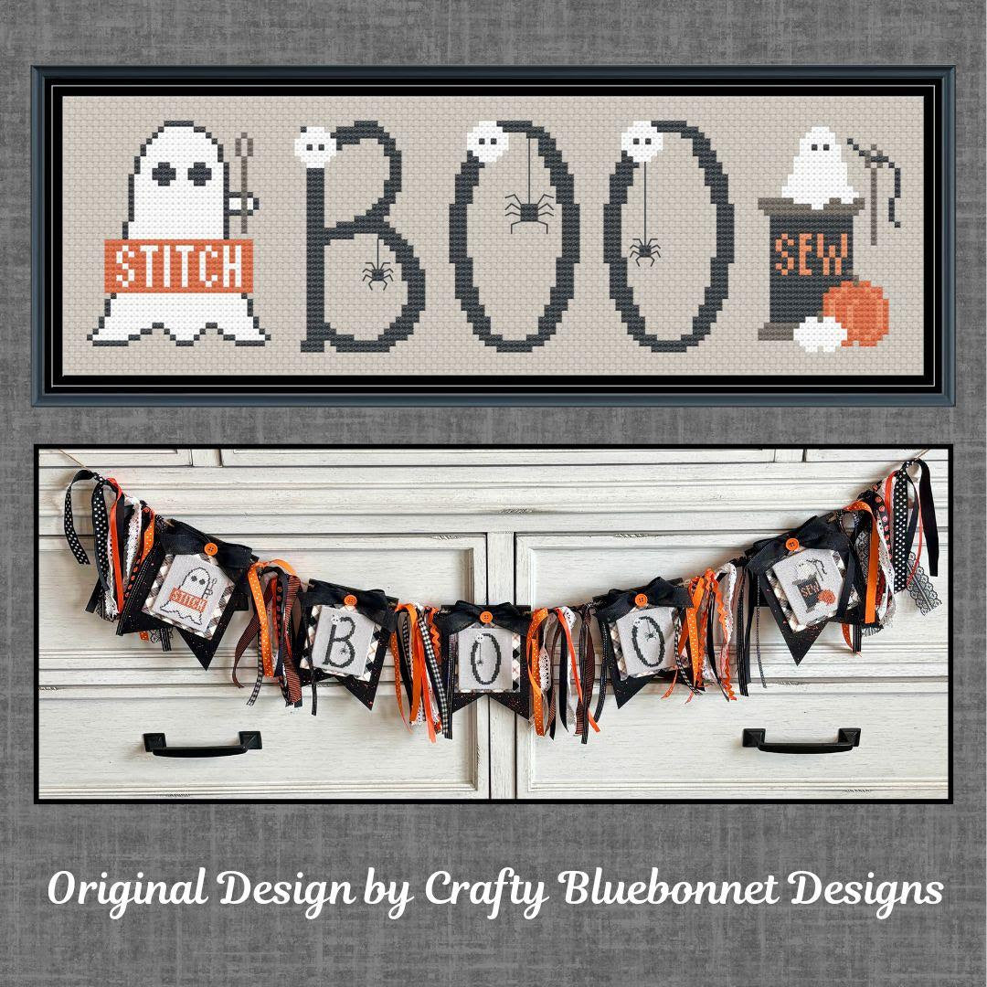 Pre-Order - Boo Banner - by Crafty Bluebonnet