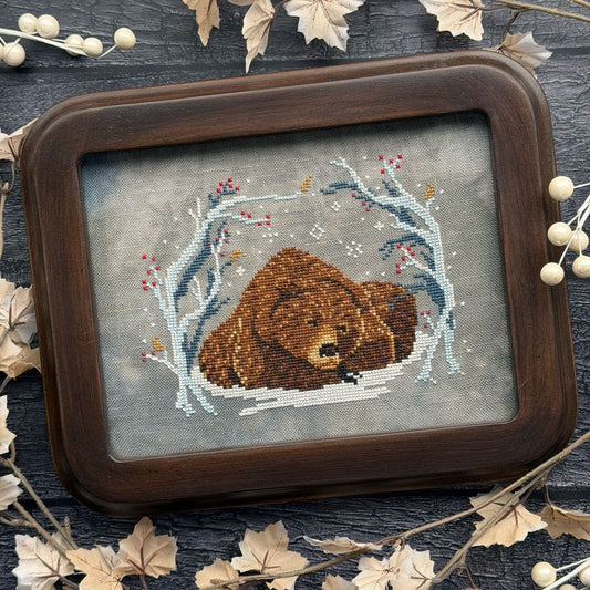 Pre-Order - Bear in the Den by The Stitch Crypt