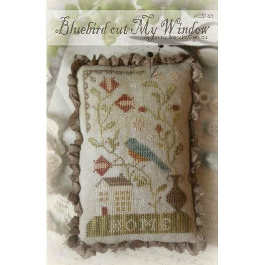 Bluebird Out My Window- With Thy Needle & Thread - Brenda Gervais - Cross Stitch Pattern