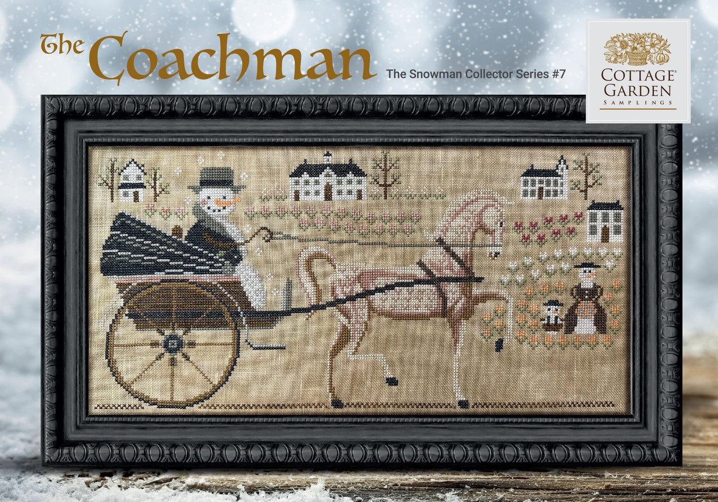 Snowman Collector Series #7 - The Coachman by Cottage Garden Samplings