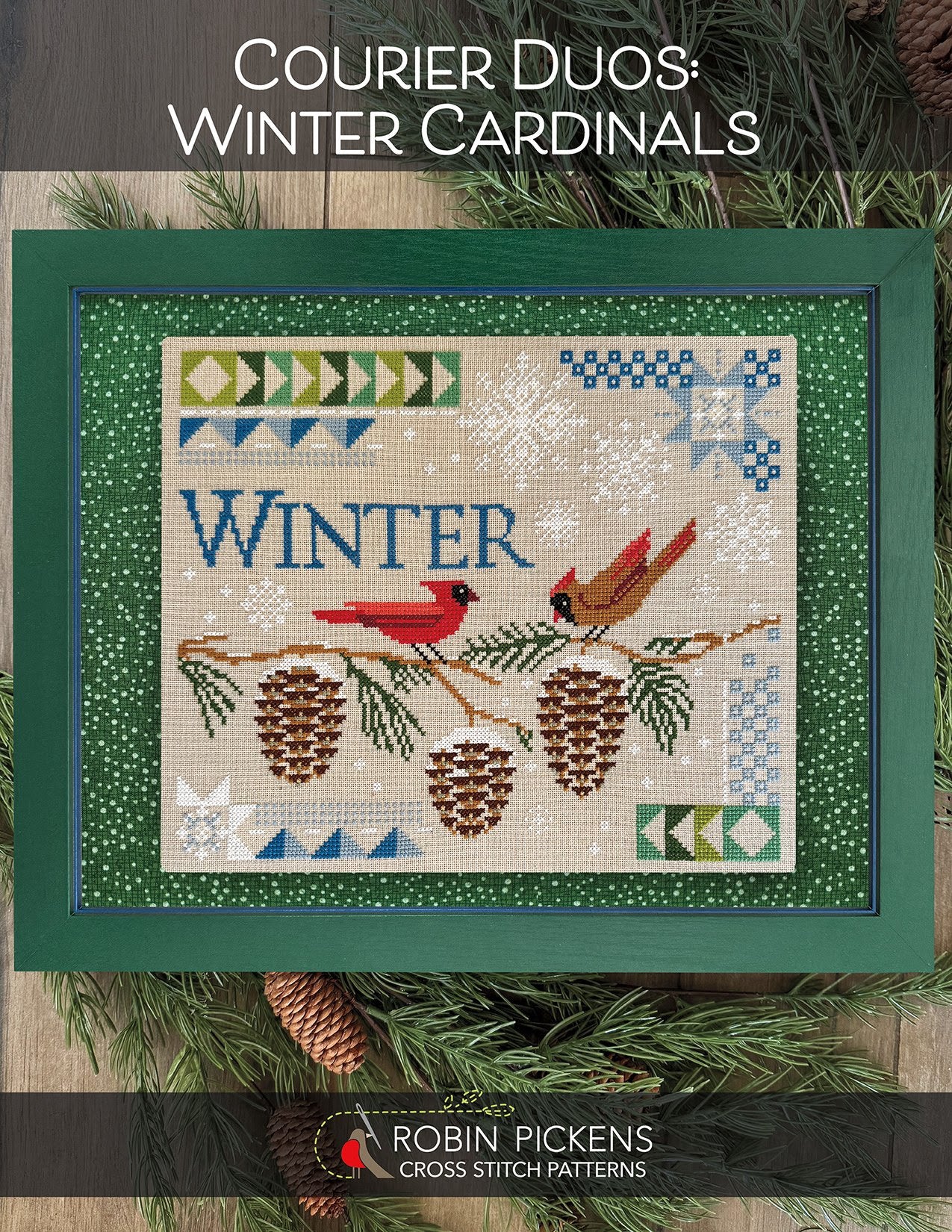 Courier Duos: Winter Cardinals- Robin Pickens