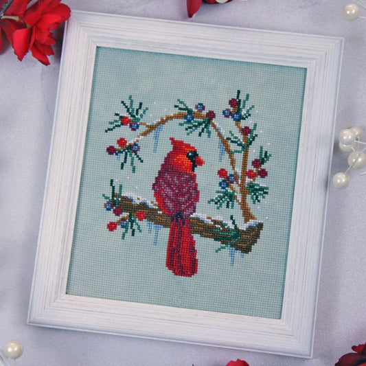 Pre-Order - Winter's Cardinal by The Stitch Crypt