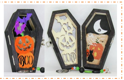 Caskets Haunted Again Kit (Limited Edition)- Praiseworthy Stitches