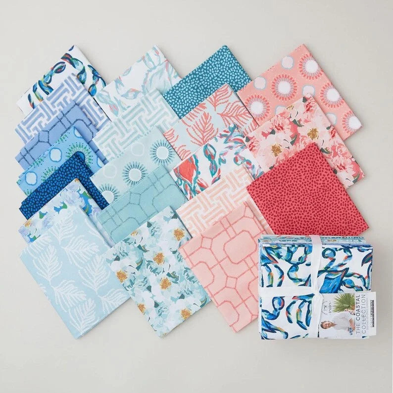 Stay Square Quilt Kit featuring the Coastal Collection by Craig Conover for Robert Kaufman