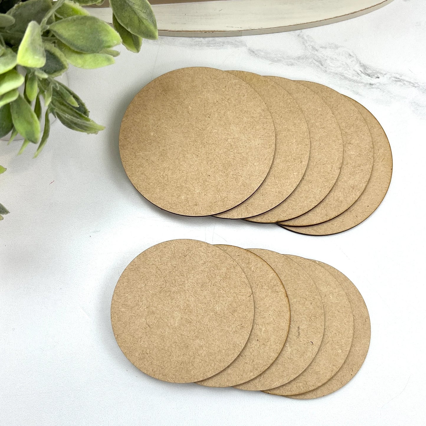 Round Cookie Jar Backers - Unfinished Wood Display by Paisleys and Polka Dots