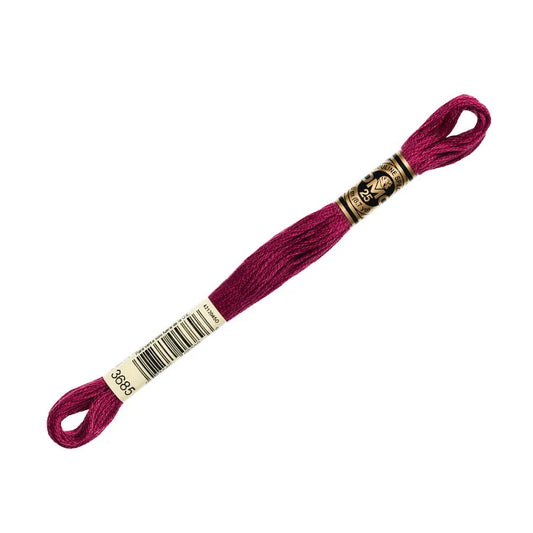 DMC 3685 -  6 Strand Embroidery Floss