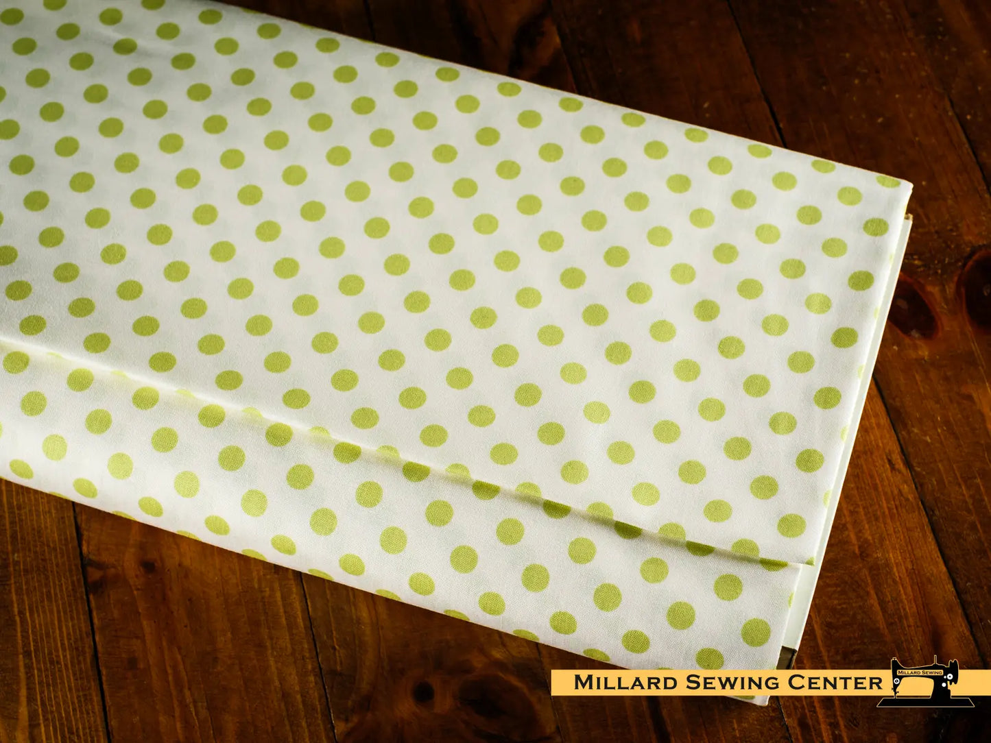 Pale Green Dots by Kimberbel Basics for Maywood Studios - Fabric Off the Bolt (Sizes in Description below)
