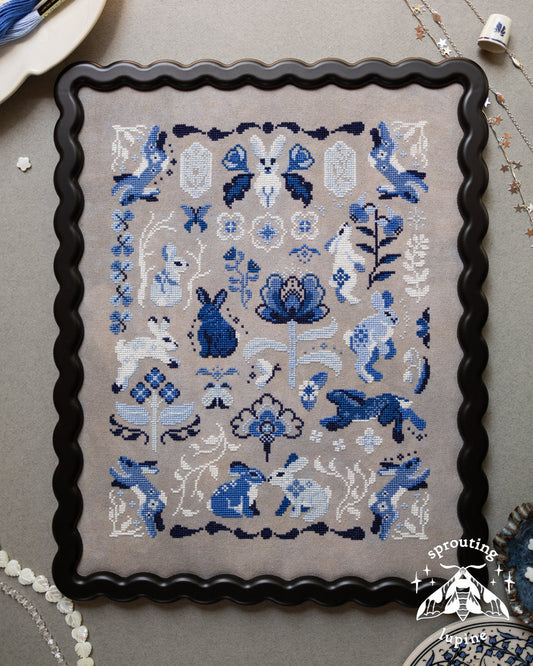Pre-Order - Delft Bunnies by Sprouting Lupine