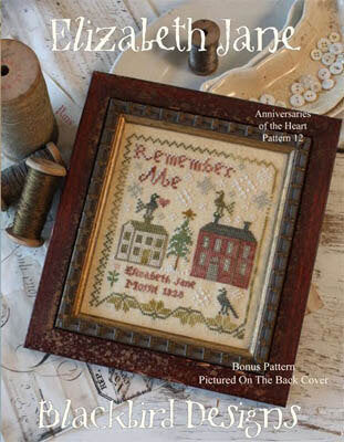 Elizabeth Jane- Anniversaries of the Heart Pattern 12- Blackbird Designs